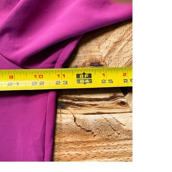 Chico's MSRP $82  Top Blouse Buttons V-neck Long Sleeve U.S. Large Purple NEW - Picture 6 of 7